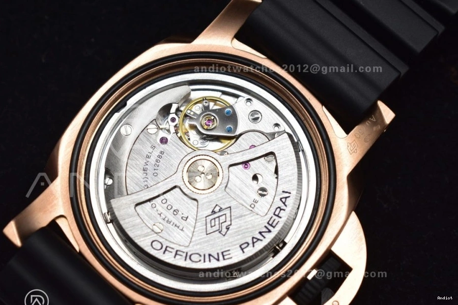 W Black Dial Unisex on SBF Black Best Edition 1:1 Strap PAM1070 Rubber P 434 0825